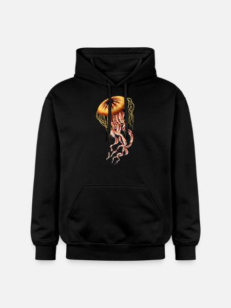La méduse - Sweat à capuche Softstyle® Gildan Unisexe - noir