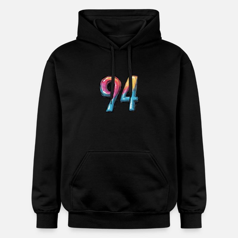 Bande dessinée à 94 numéros - Sweat à capuche Softstyle® Gildan Unisexe - noir