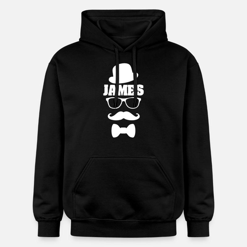 James en schnauzer - Sweat à capuche Softstyle® Gildan Unisexe - noir