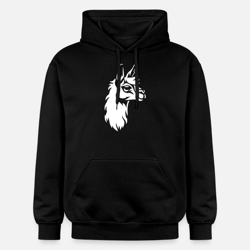 Lama - Sweat à capuche Softstyle® Gildan Unisexe - noir