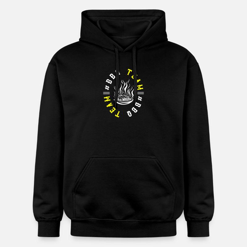 Grill Barbecue Bbq Team - Sweat à capuche Softstyle® Gildan Unisexe - noir