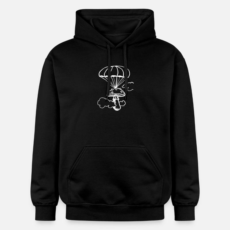 champignon flottant - Sweat à capuche Softstyle® Gildan Unisexe - noir