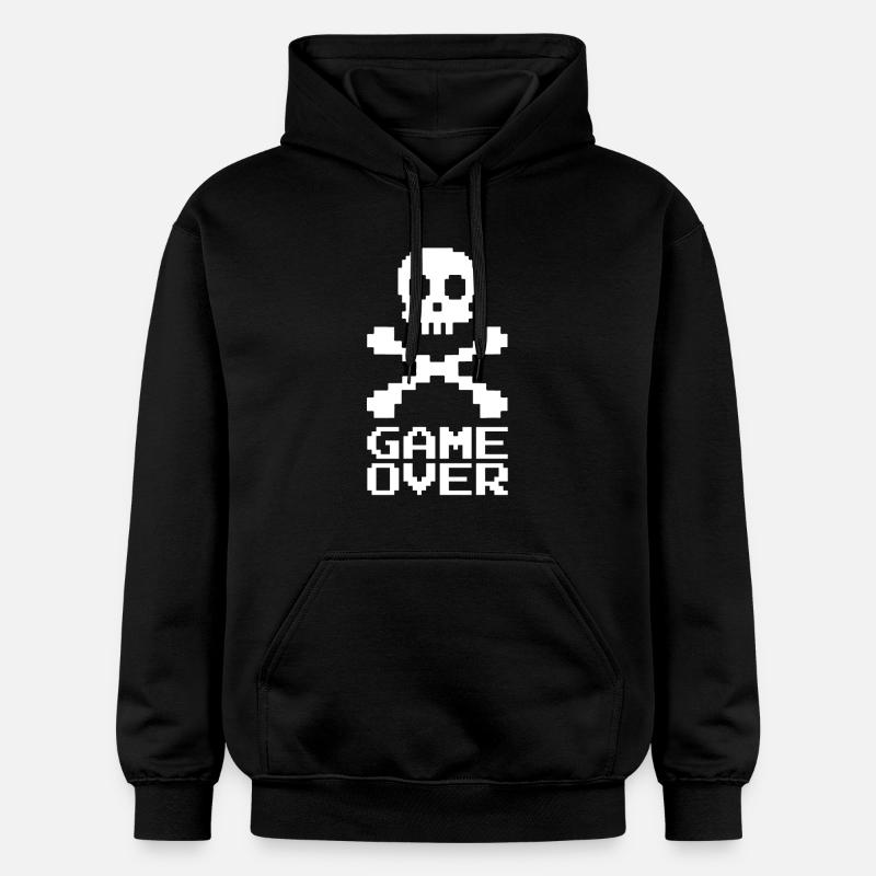 Fin de partie (blanc) - Sweat à capuche Softstyle® Gildan Unisexe - noir
