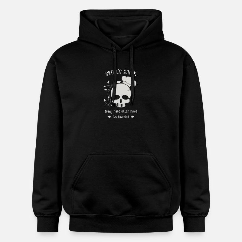 Dîner du crâne - Sweat à capuche Softstyle® Gildan Unisexe - noir