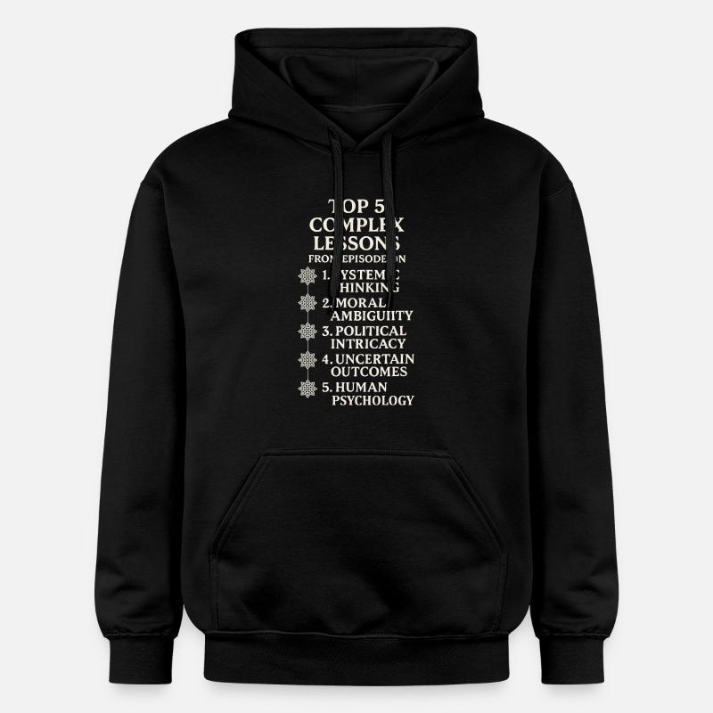 Des leçons complexes - Sweat à capuche Softstyle® Gildan Unisexe - noir