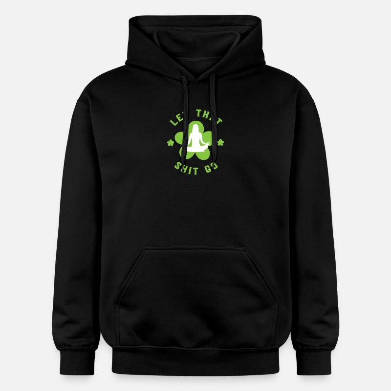 Laisse aller cette merde - Sweat à capuche Softstyle® Gildan Unisexe - noir