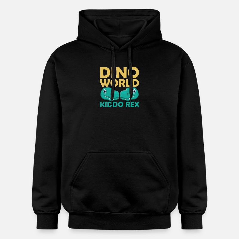 Dino World Kiddo Rex - Sweat à capuche Softstyle® Gildan Unisexe - noir