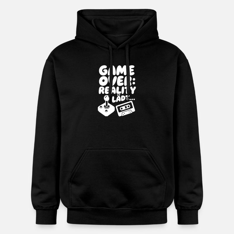 Game Over Reality - Sweat à capuche Softstyle® Gildan Unisexe - noir