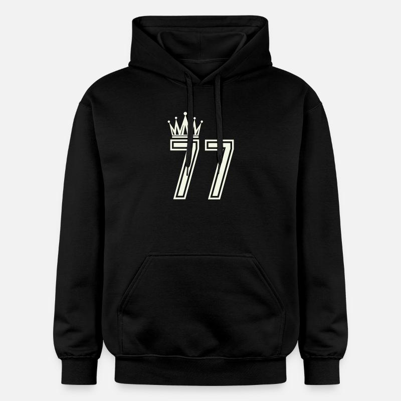 Royal 77 Chiffres - Sweat à capuche Softstyle® Gildan Unisexe - noir