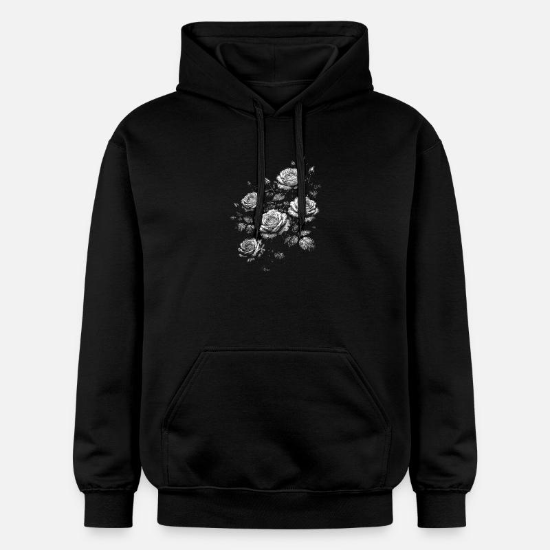 Roses - Sweat à capuche Softstyle® Gildan Unisexe - noir