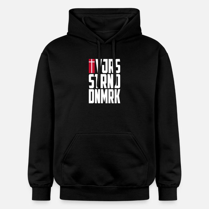Vejers Strand, Danemark - Sweat à capuche Softstyle® Gildan Unisexe - noir