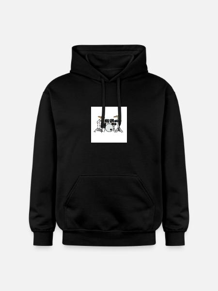Rummut: rytmi veressä - Gildan Unisex Softstyle® Midweight huppari - musta
