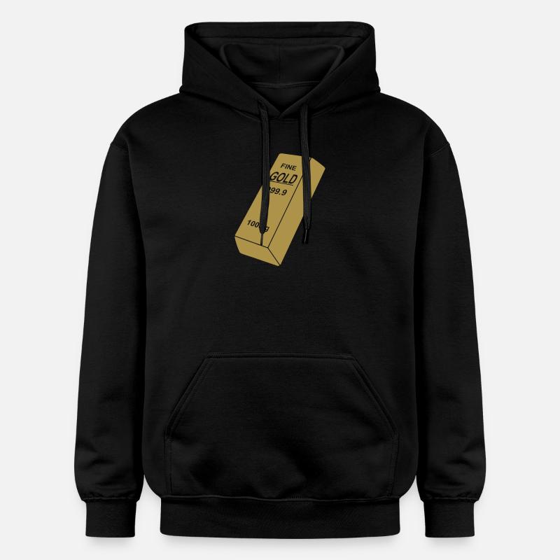 lingot d'or - Sweat à capuche Softstyle® Gildan Unisexe - noir