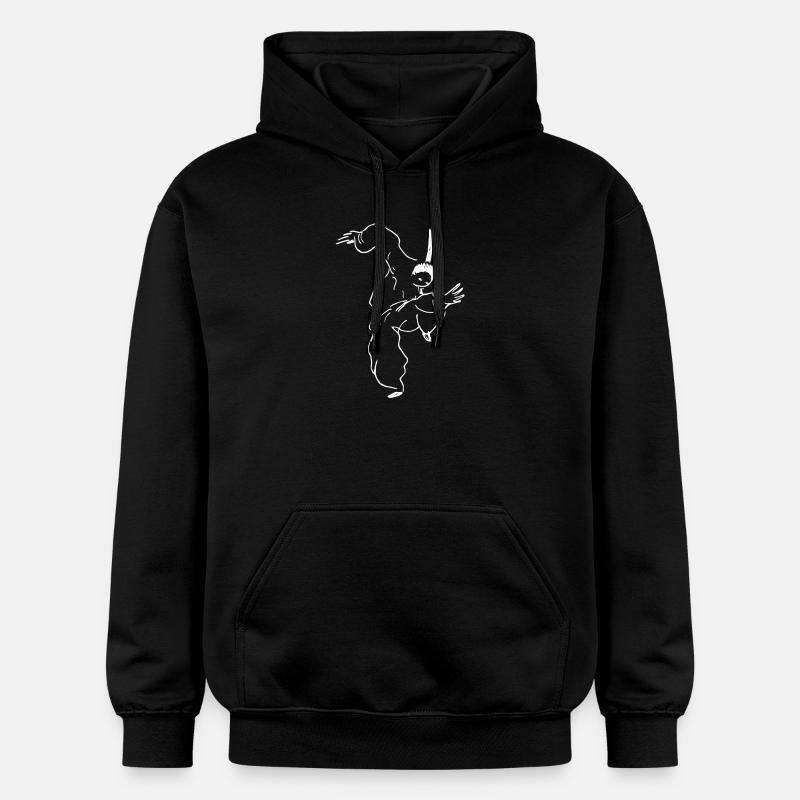 Combattant de kungfu - Sweat à capuche Softstyle® Gildan Unisexe - noir