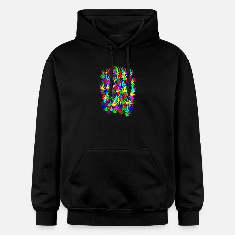 Champ d’herbe - Sweat à capuche Softstyle® Gildan Unisexe - noir