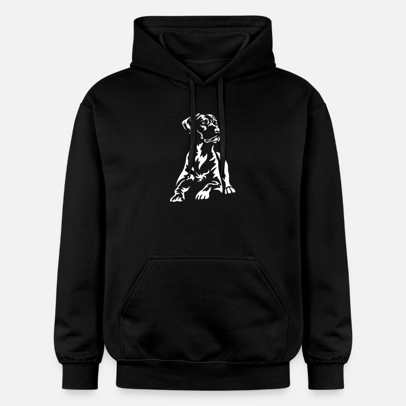 Rhodesian Ridgeback « Black Edition » - Sweat à capuche Softstyle® Gildan Unisexe - noir