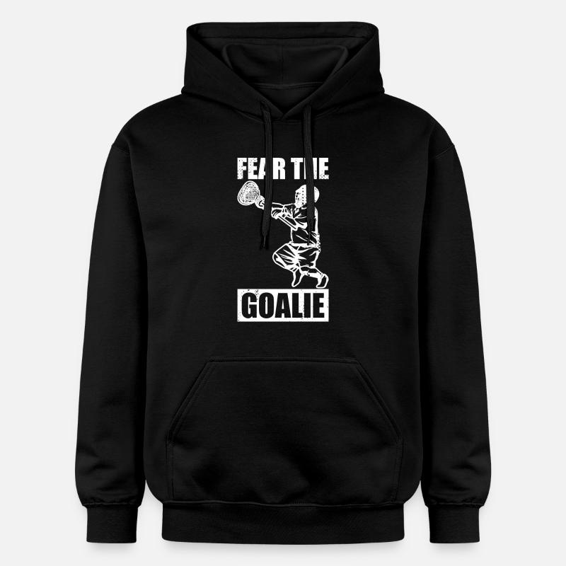 Gardien de but de crosse - Sweat à capuche Softstyle® Gildan Unisexe - noir
