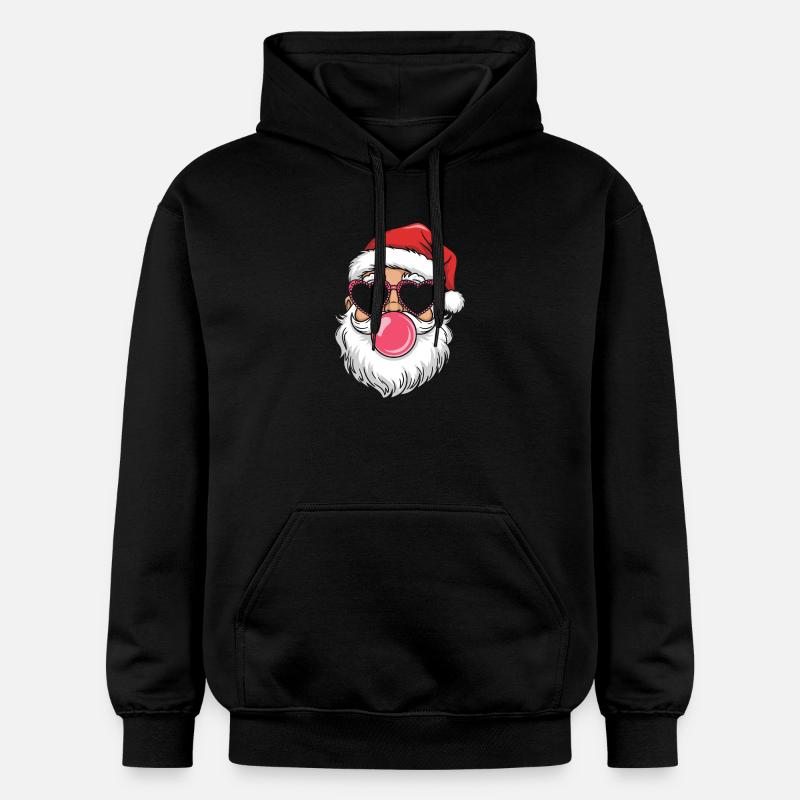 Cool Père Noël Tendance Drôle - Sweat à capuche Softstyle® Gildan Unisexe - noir