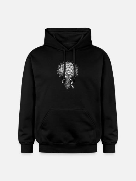 Brautstrauß - Gildan Unisex Softstyle® Midweight Hoodie - Schwarz