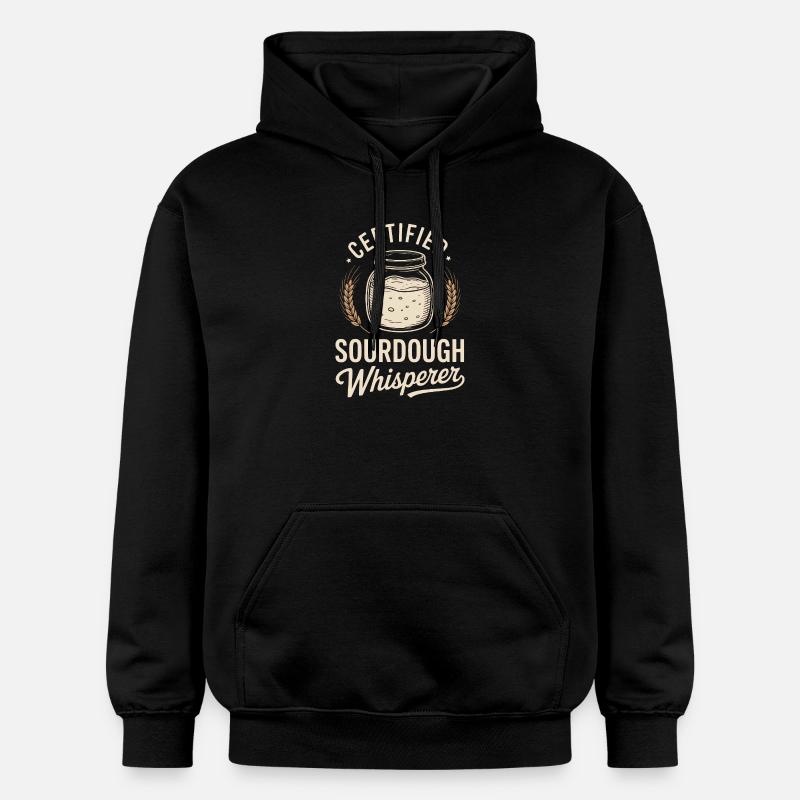 Chuchoteur certifié de levain - Sweat à capuche Softstyle® Gildan Unisexe - noir