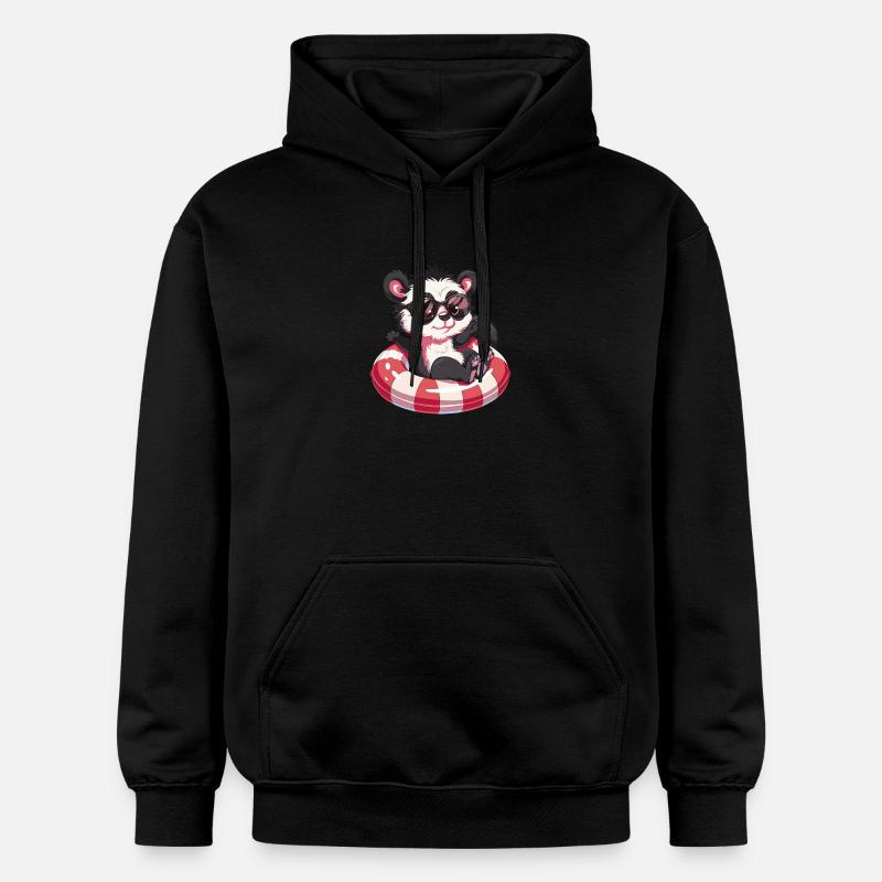 Stinktier Comic Cool - Gildan Unisex Softstyle® Midweight Hoodie - Schwarz