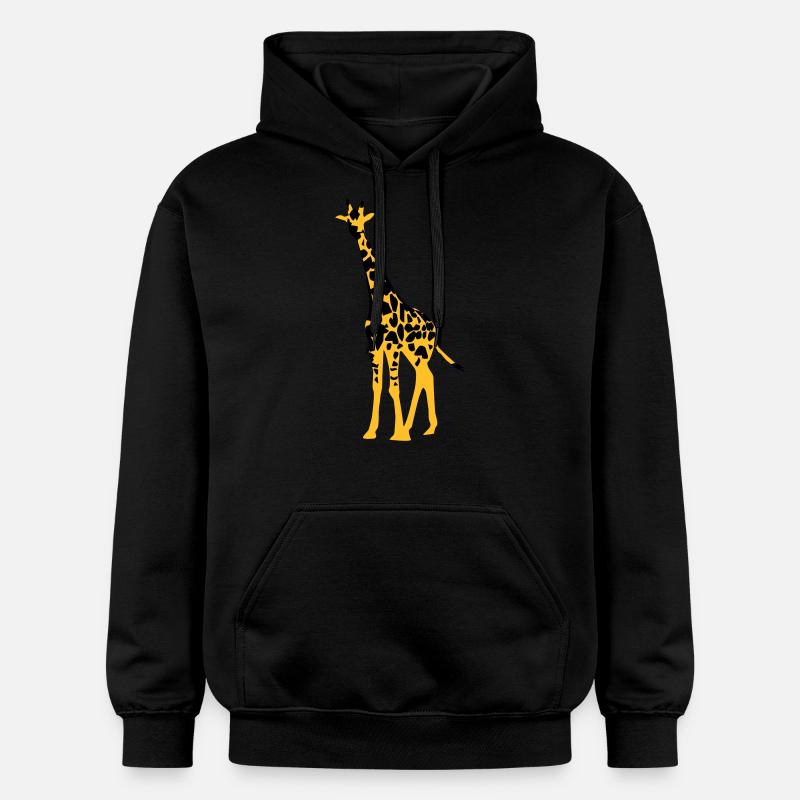 Girafe - Sweat à capuche Softstyle® Gildan Unisexe - noir