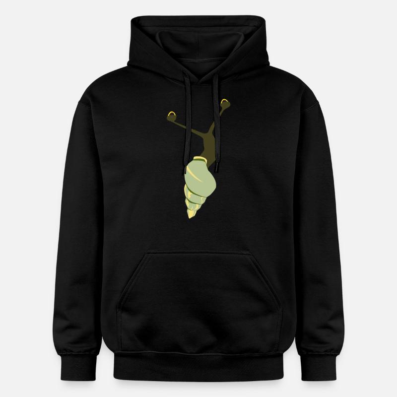 Escargot vert - Sweat à capuche Softstyle® Gildan Unisexe - noir