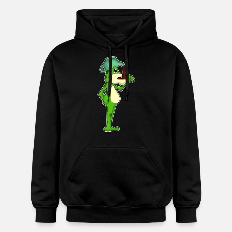 Cafetière grenouille - Sweat à capuche Softstyle® Gildan Unisexe - noir