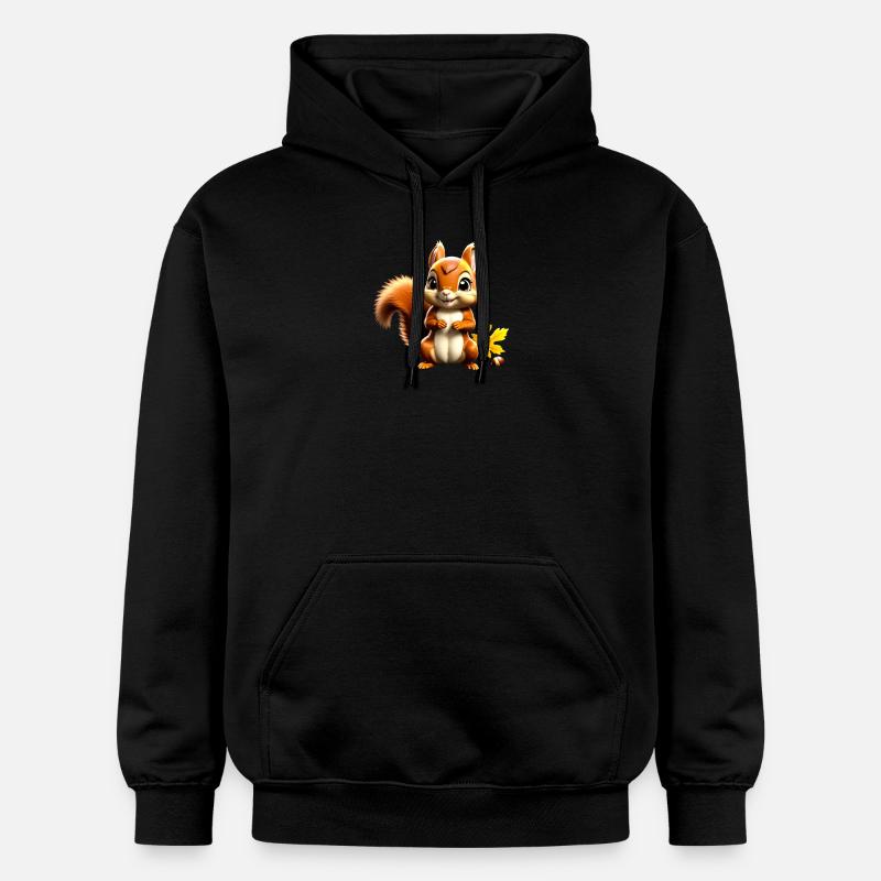 Bébé écureuil / Bébé écureuil - Sweat à capuche Softstyle® Gildan Unisexe - noir