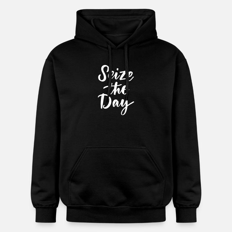 Saisissez le jour - Sweat à capuche Softstyle® Gildan Unisexe - noir
