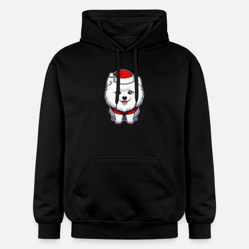 Chien Noël - Sweat à capuche Softstyle® Gildan Unisexe - noir