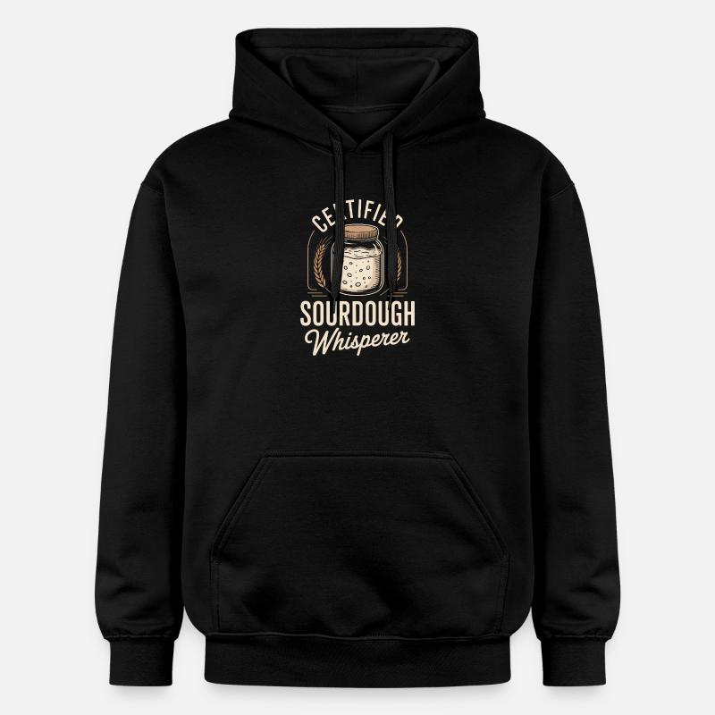 Chuchoteur certifié de levain - Sweat à capuche Softstyle® Gildan Unisexe - noir