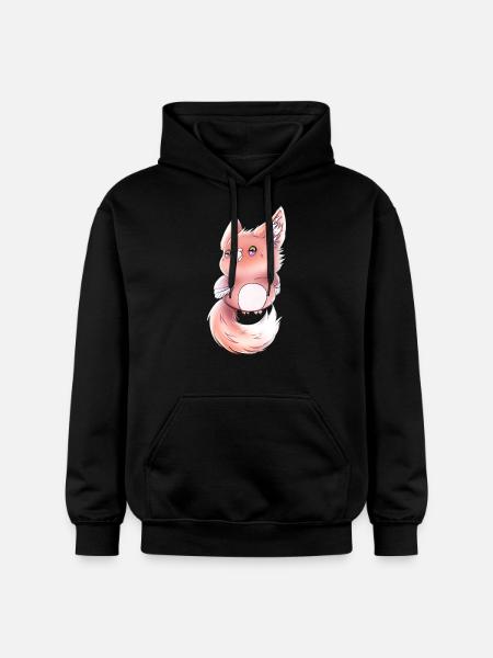 Lupifowl peach edition - Gildan Unisex Softstyle® Midweight Hoodie - Schwarz
