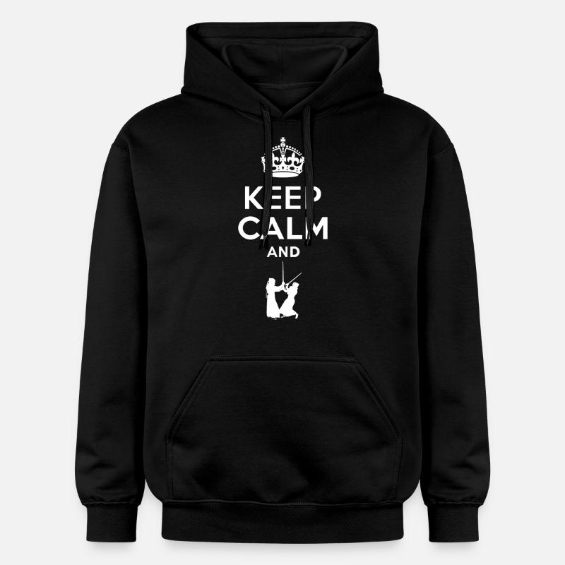 Keep Calm - Kendo - Sweat à capuche Softstyle® Gildan Unisexe - noir