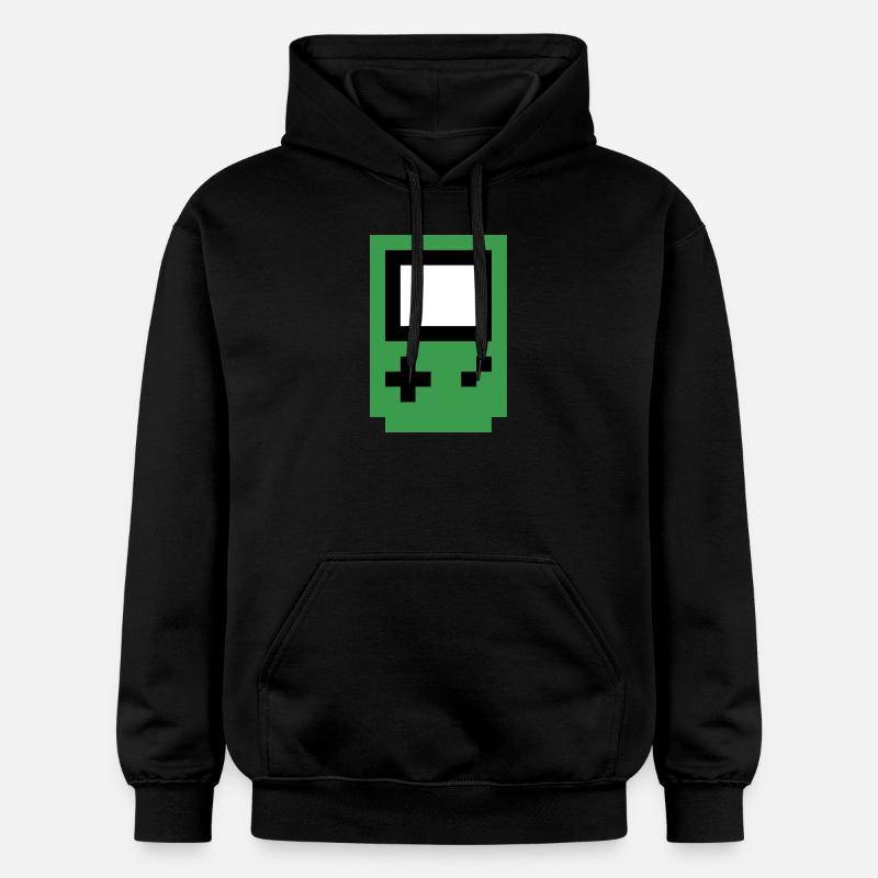 console verte - Sweat à capuche Softstyle® Gildan Unisexe - noir