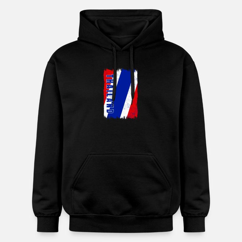 drapeau de la Thaïlande - Sweat à capuche Softstyle® Gildan Unisexe - noir