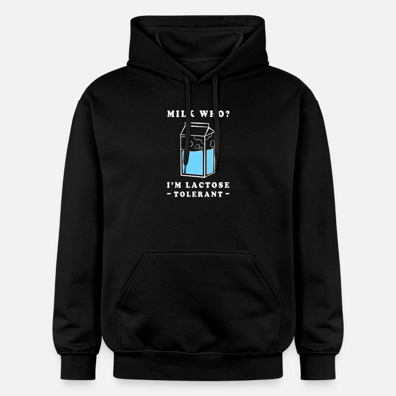 Flatulences Lait Lactose - Sweat à capuche Softstyle® Gildan Unisexe - noir