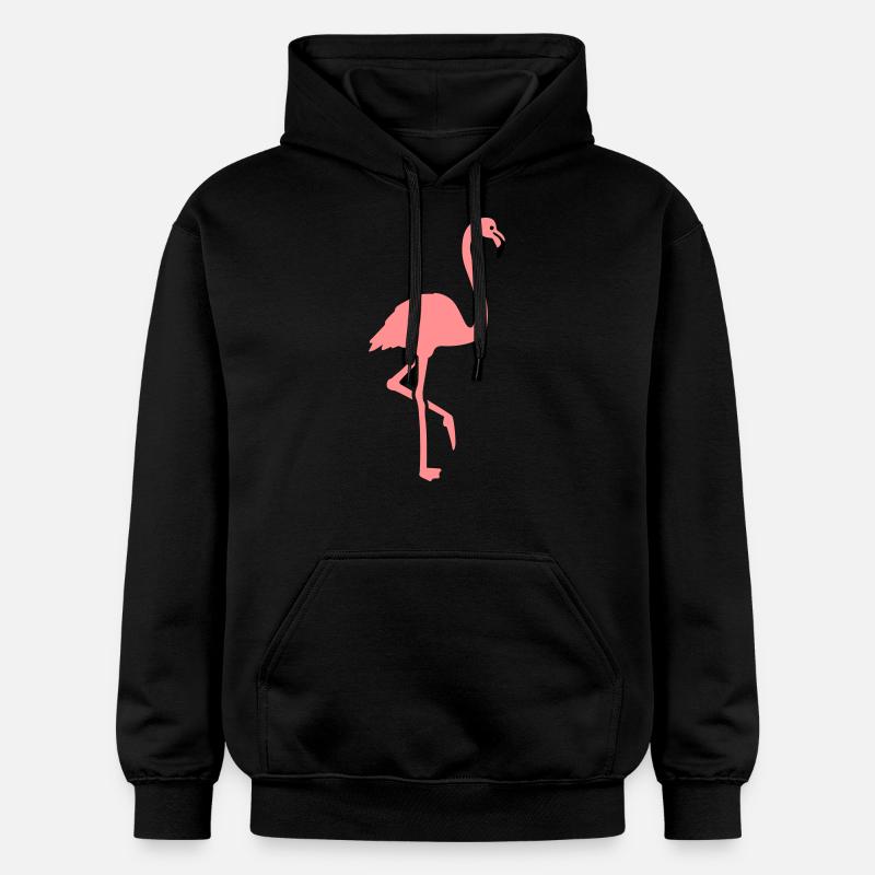 Flamant - Sweat à capuche Softstyle® Gildan Unisexe - noir
