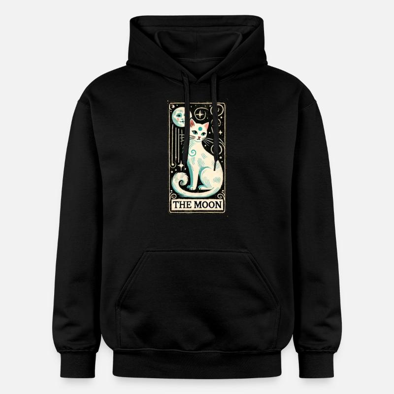 Le Tarot de la Lune - Sweat à capuche Softstyle® Gildan Unisexe - noir
