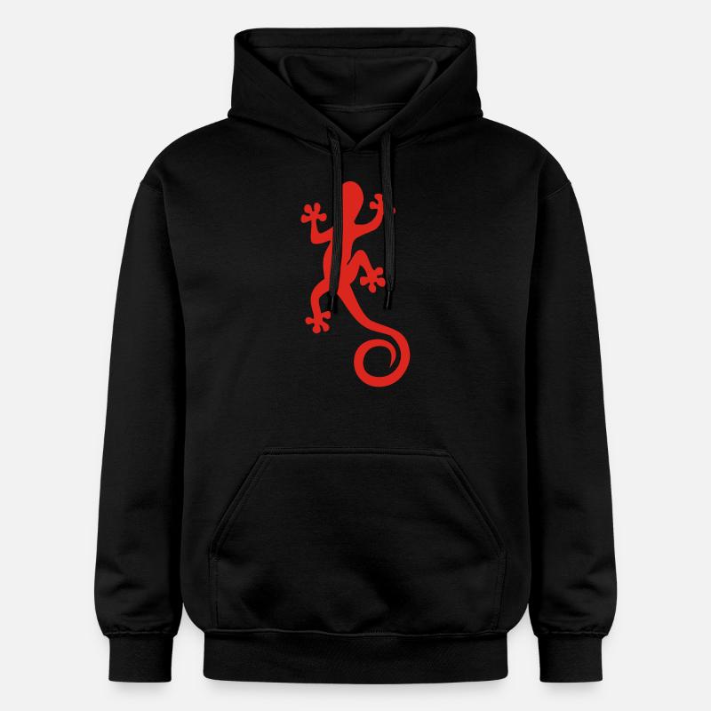 gecko - Sweat à capuche Softstyle® Gildan Unisexe - noir