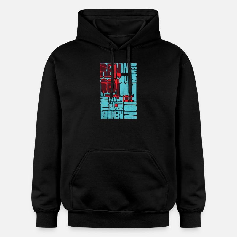 shirt, conception, t-shirt - Sweat à capuche Softstyle® Gildan Unisexe - noir