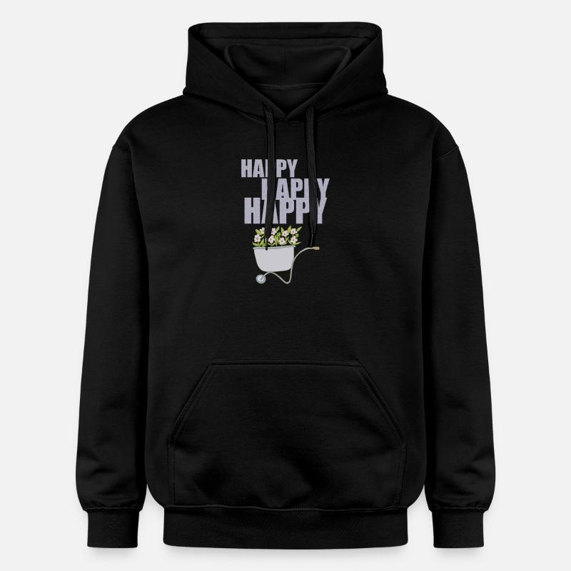 BROUETTES HEUREUSES - Sweat à capuche Softstyle® Gildan Unisexe - noir