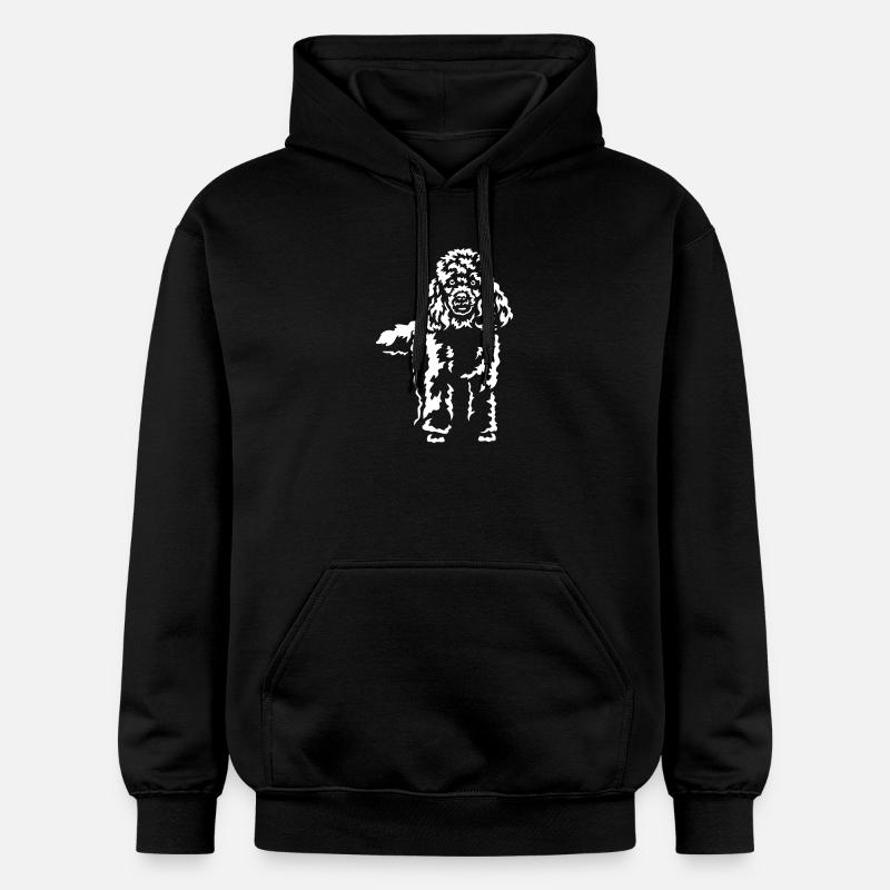 Caniche « Black Edition » - Sweat à capuche Softstyle® Gildan Unisexe - noir