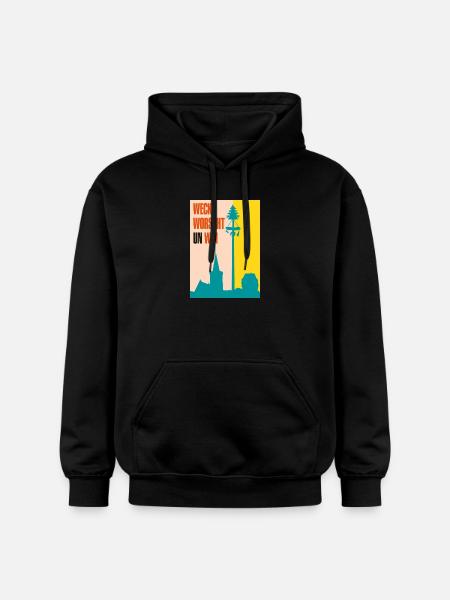 Die 3-faltigkeit der Kerb - Gildan Unisex Softstyle® Midweight Hoodie - Schwarz