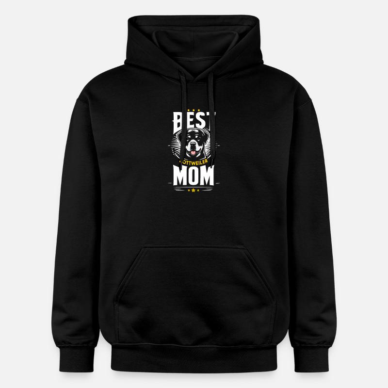 Beste Mama, Rottweilers beste Mama - Gildan Unisex Softstyle® Midweight Hoodie - Schwarz