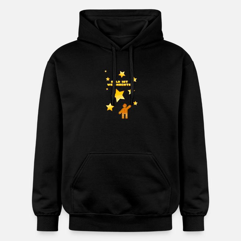 Noël approche à grands pas - Sweat à capuche Softstyle® Gildan Unisexe - noir