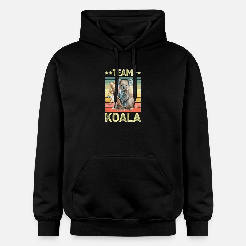Koala Koala Ours - Sweat à capuche Softstyle® Gildan Unisexe - noir