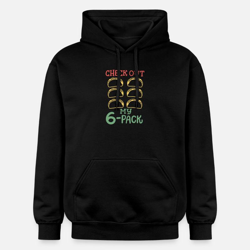 Taco Cinco de Mayo mexikanisch - Gildan Unisex Softstyle® Midweight Hoodie - Schwarz