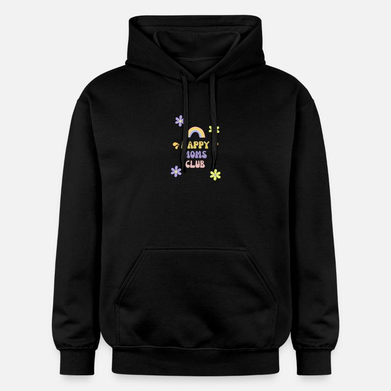 Mamans heureuses - Sweat à capuche Softstyle® Gildan Unisexe - noir