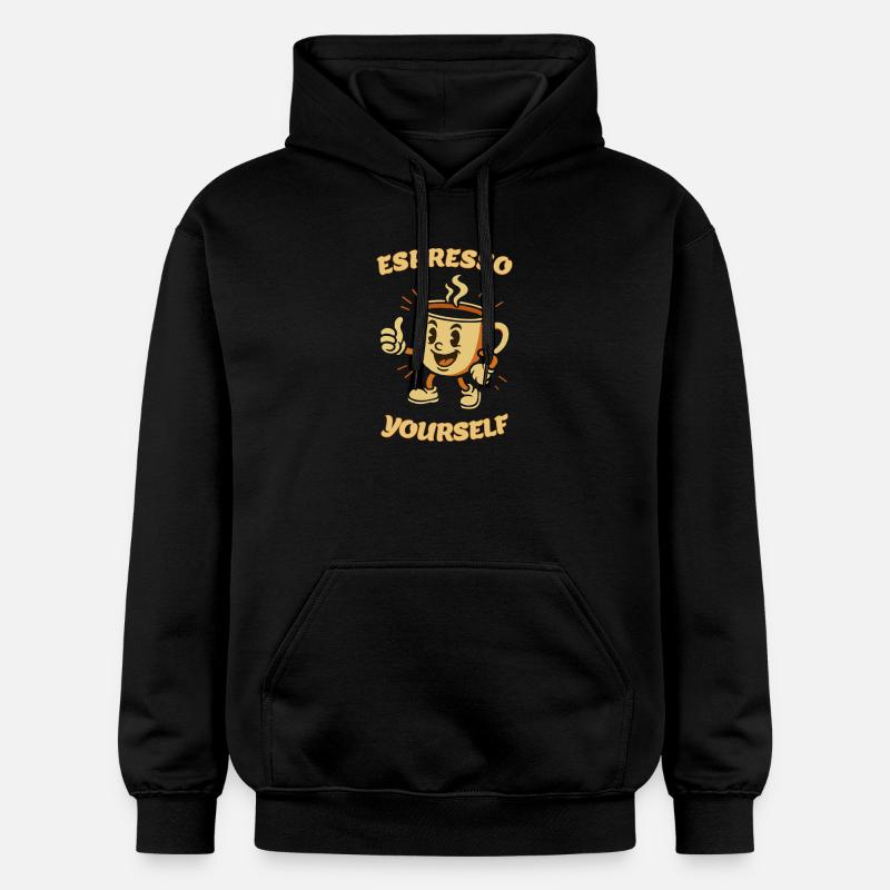 Espresso vous-même - Sweat à capuche Softstyle® Gildan Unisexe - noir
